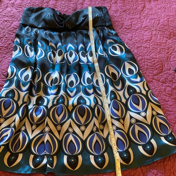 Ted Baker Graphic Silk Spaghetti Strap Dress - Picture 15 of 16